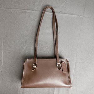 Coach Vintage  Brown Swing Zip Shoulder bag Retro purse 9051